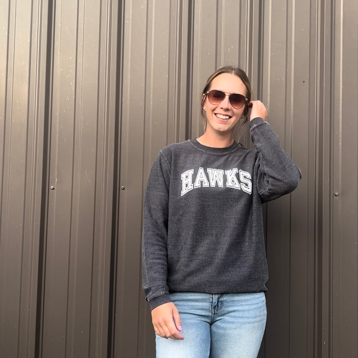 Collegiate Corduroy Knit Pullover- Refiners