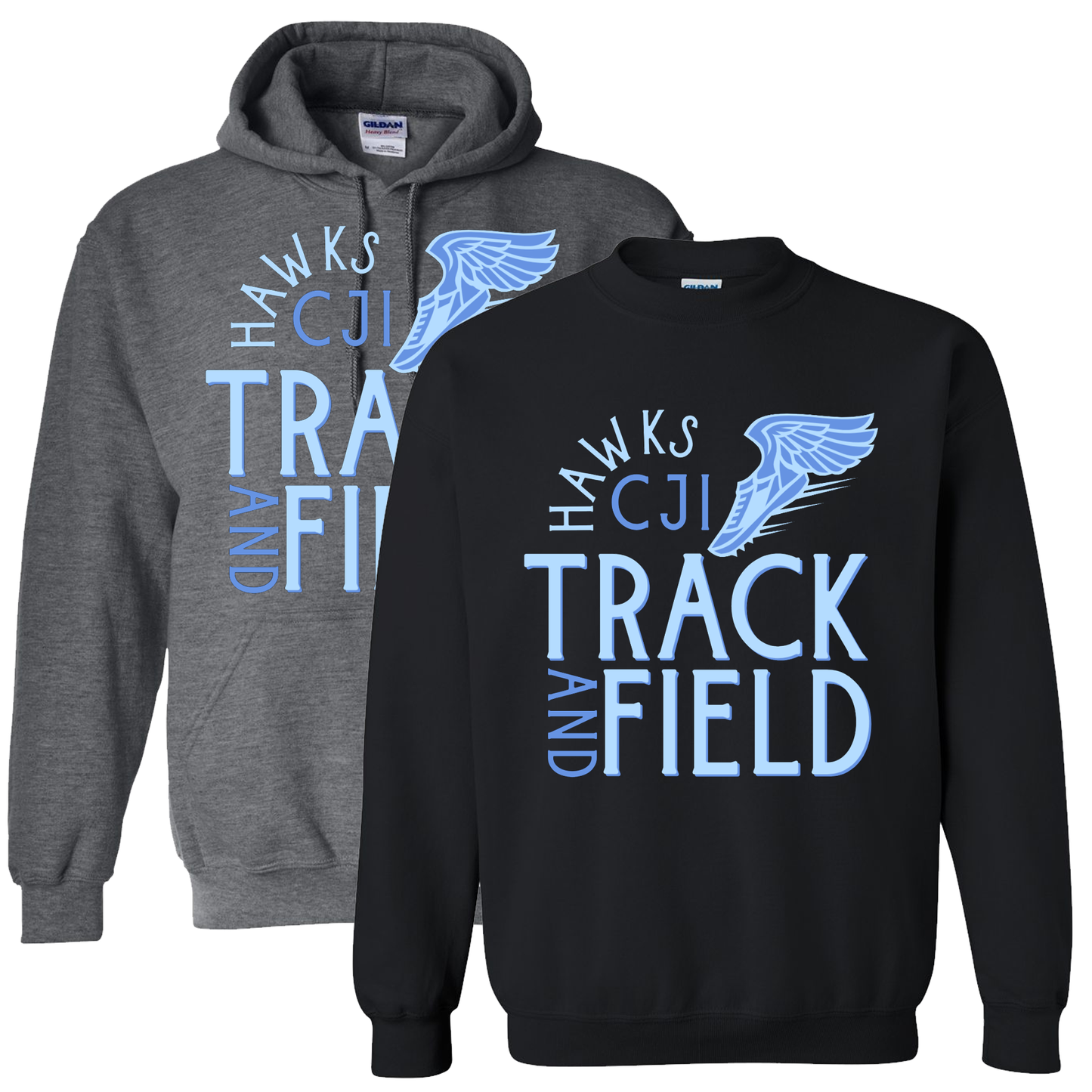 CJI Fleet Foot Track and Field Hoodie or Crewneck Sweatshirt