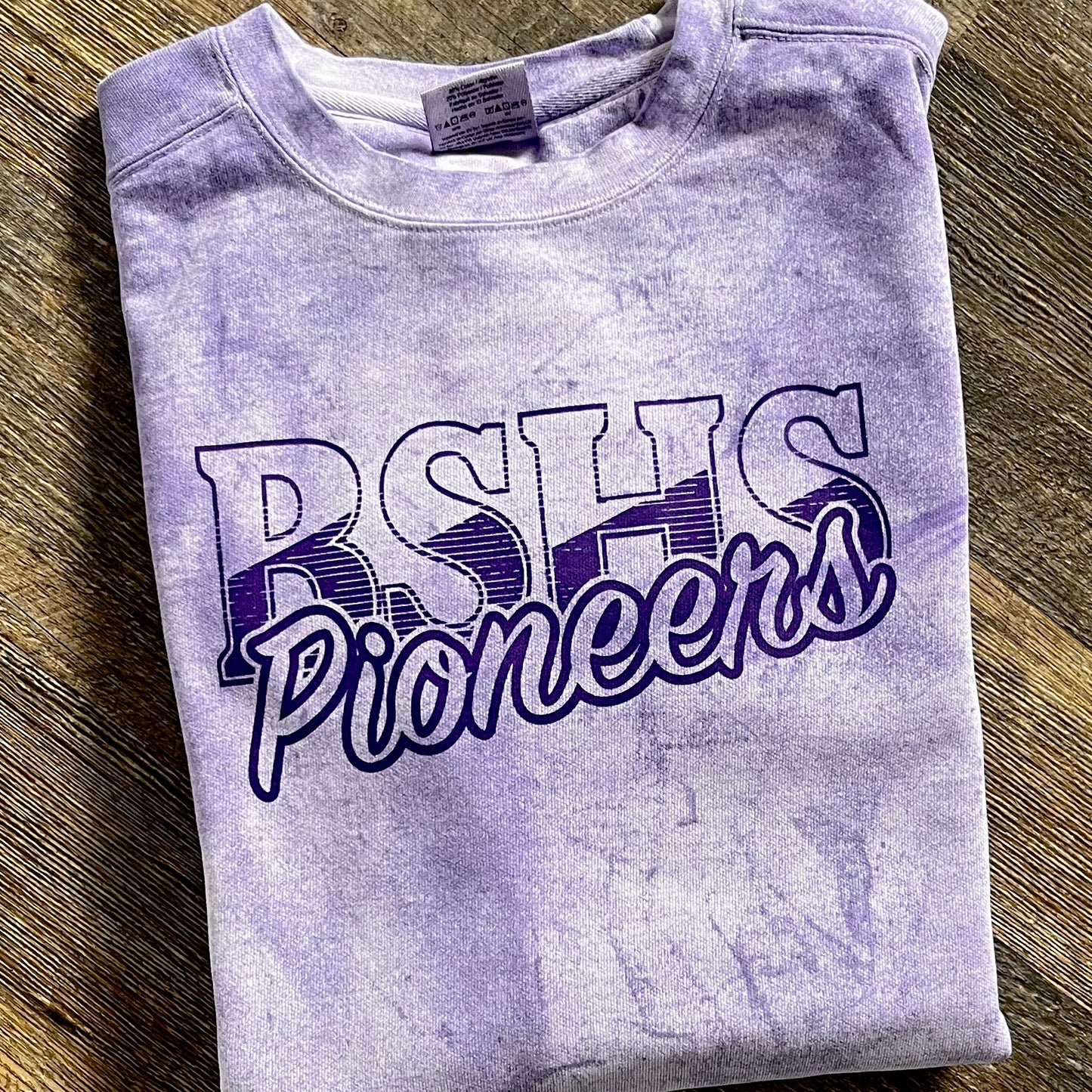 Big Sandy Pioneers Colorblast Crewneck Sweatshirt