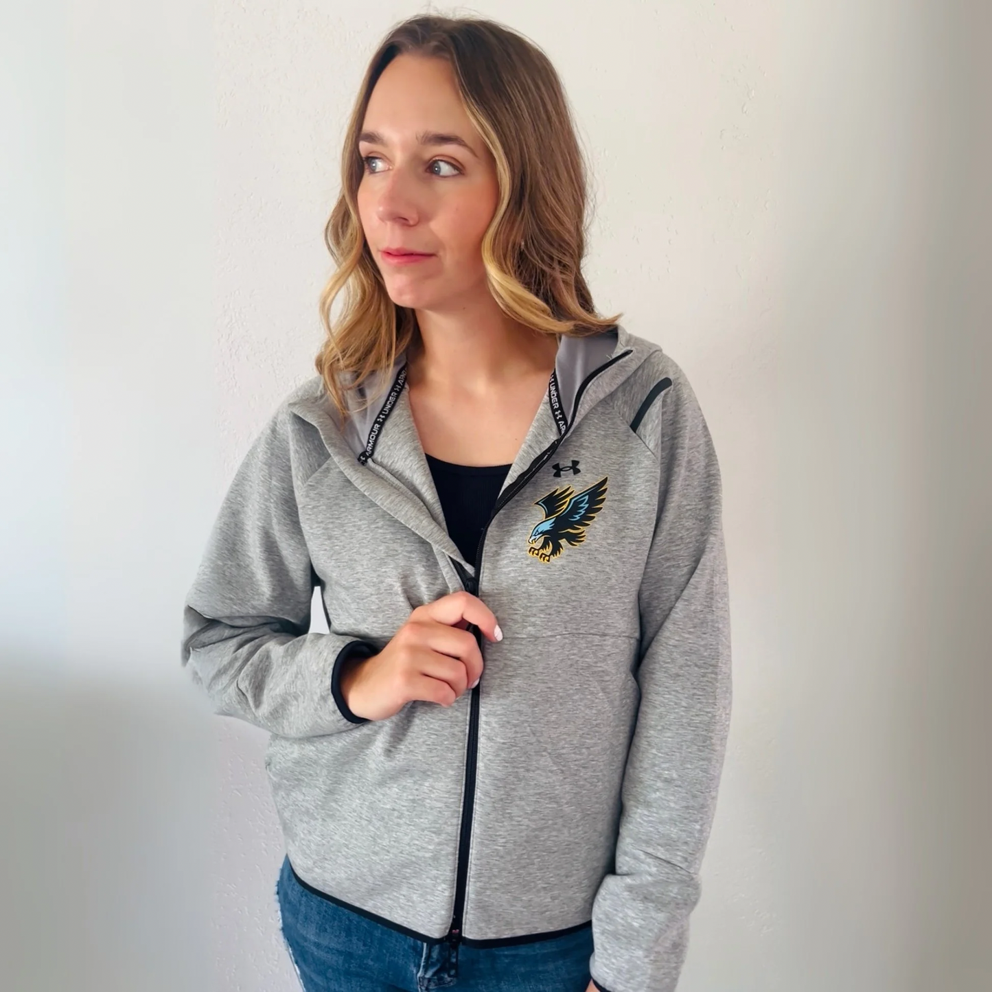 Women’s UA Unstoppable Hawk Full Zip Hooded Sweatshirt