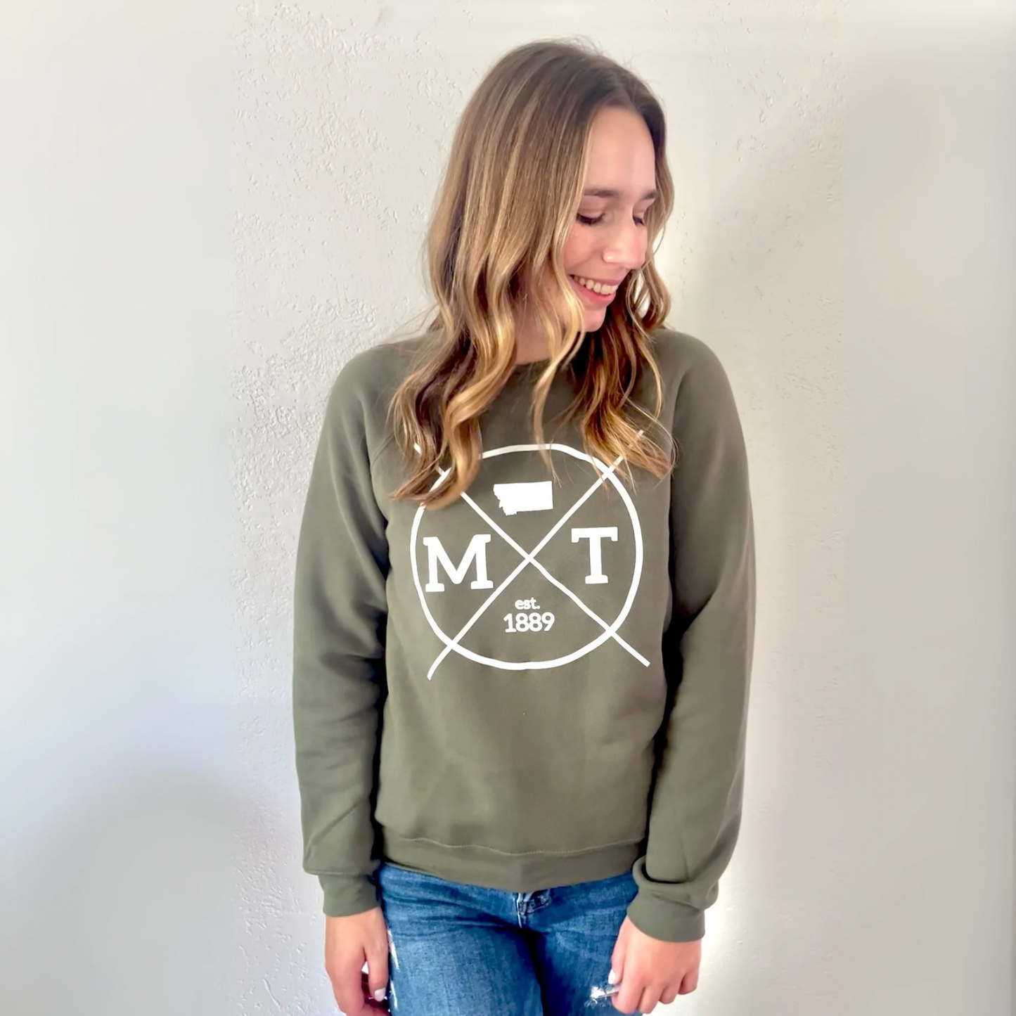 Montana Compass Crewneck Sweatshirt