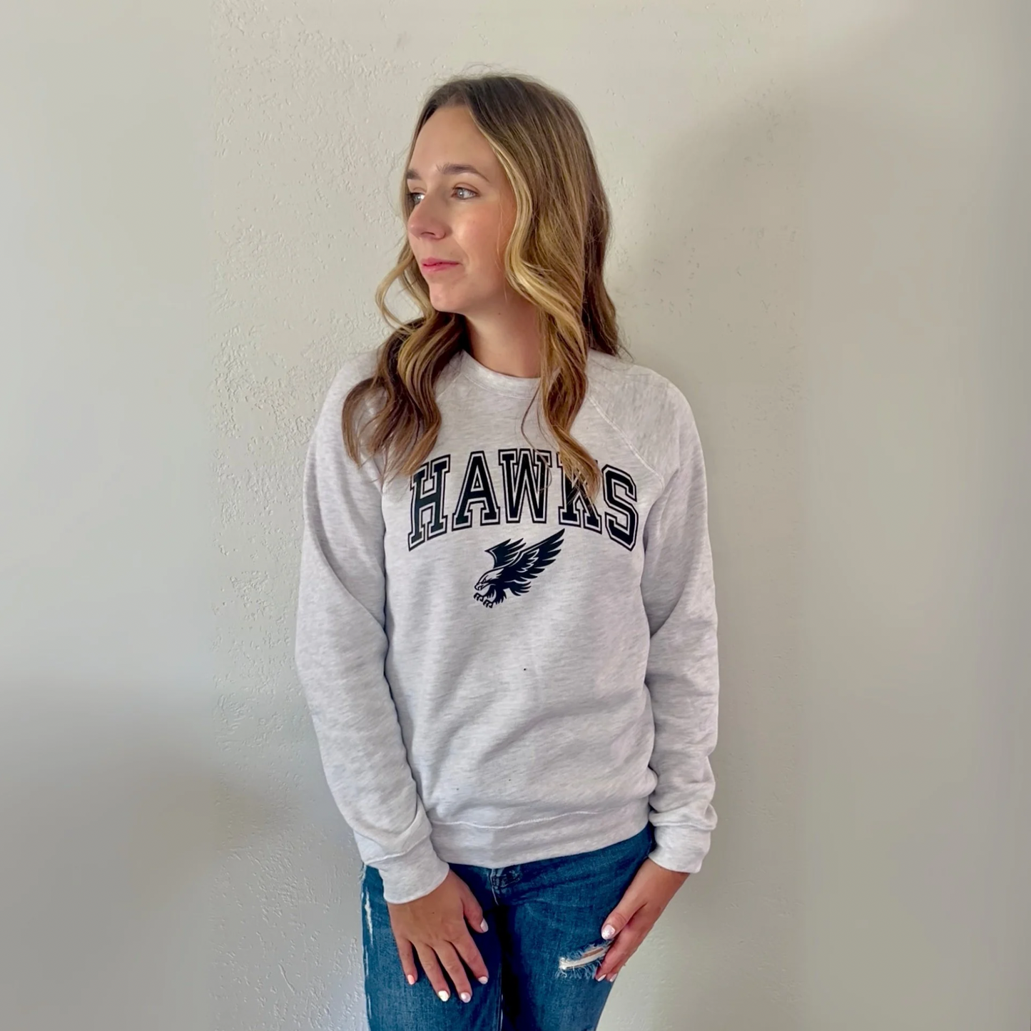 Hawks Home Team Tee and Sweatshirt