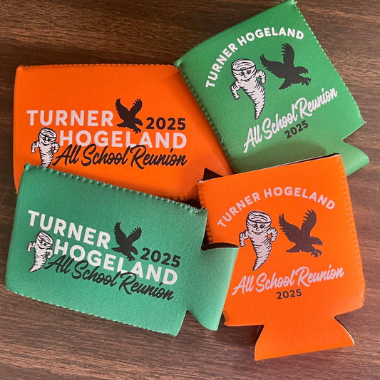Turner Hogeland All School Reunion Can Koozie