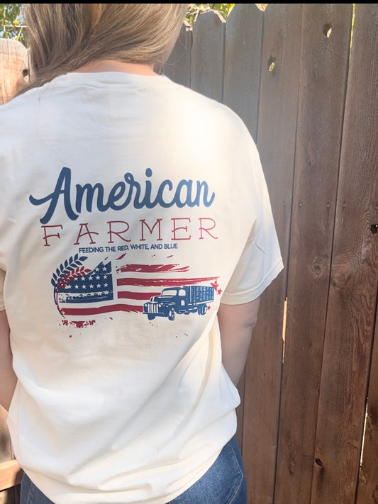 American Farmer Short Sleeve Pocket Tee