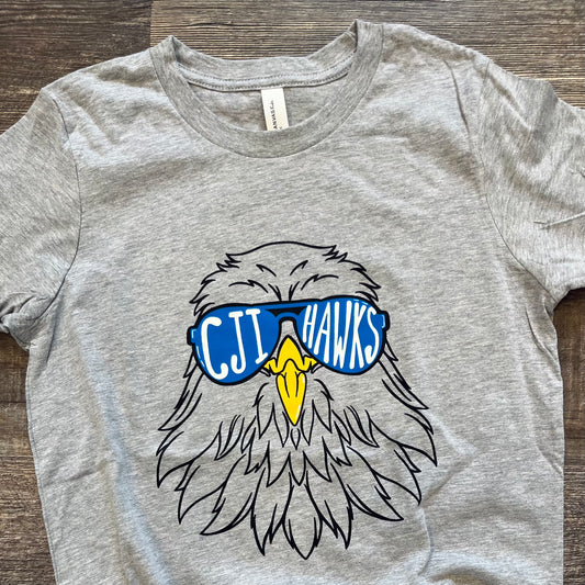 YOUTH Hawk Sunglasses Short Sleeve Tee