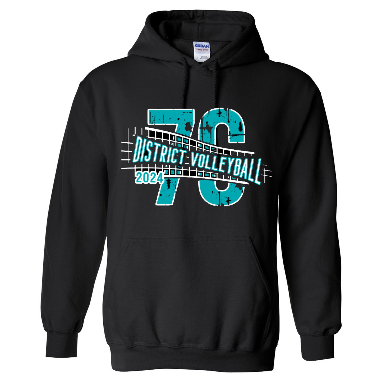 7C District Volleyball Hoodie w/ No Roster on Back