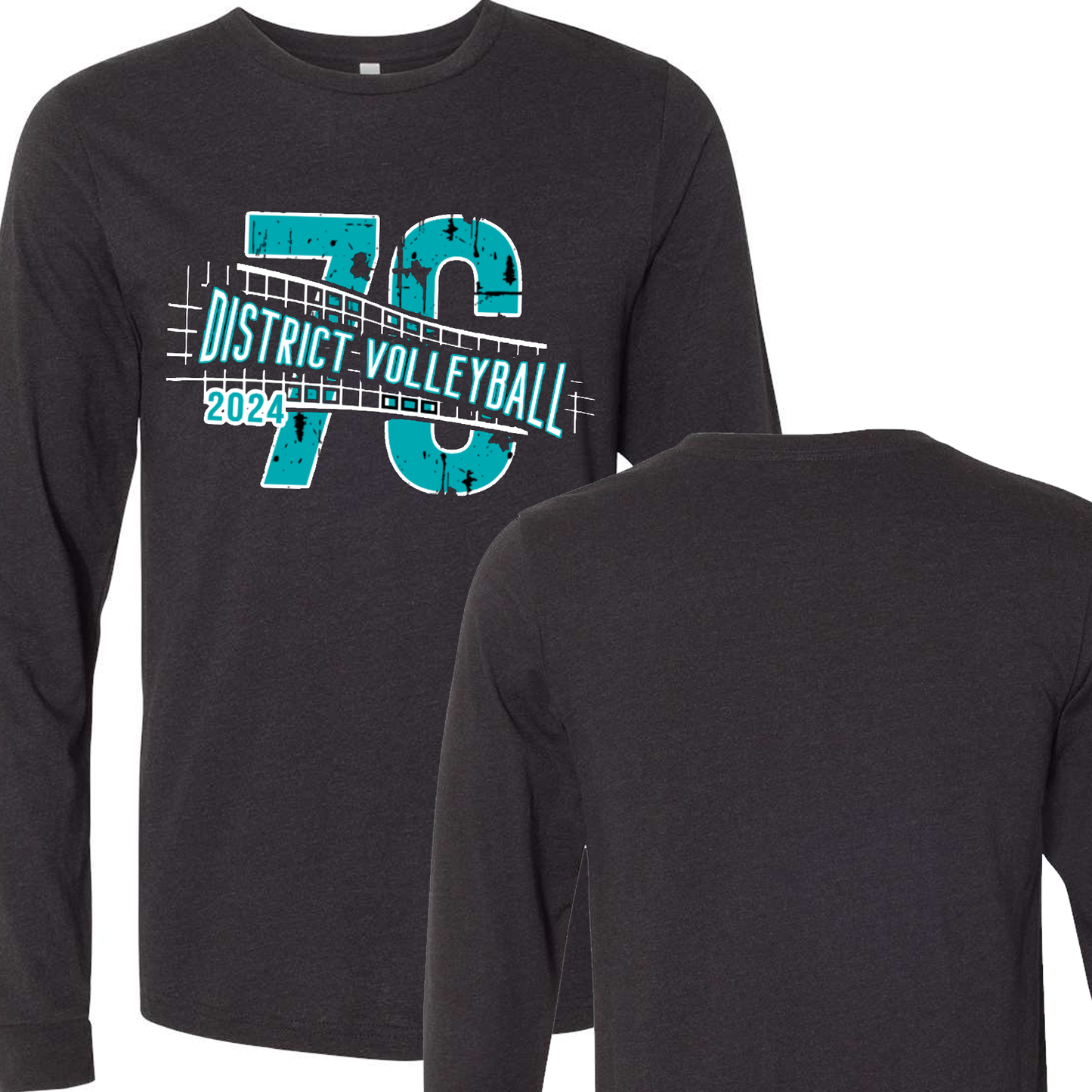 7C District Volleyball Long Sleeve W/ No Roster on Back