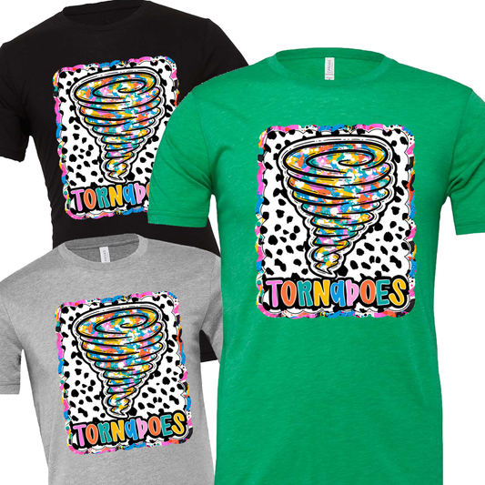 Tornado Graffiti Short Sleeve Tee- Adult and Youth Size