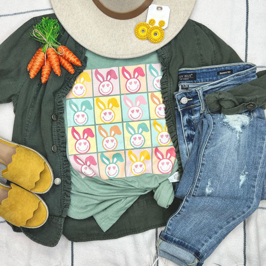 Bunny Pop Art Short Sleeve Tee