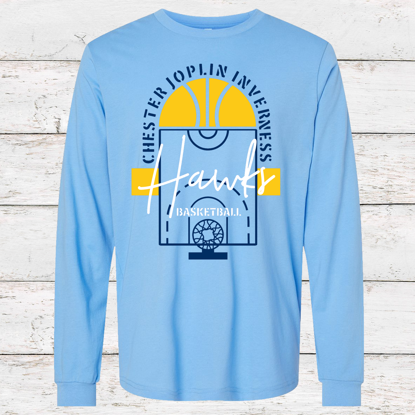 CJI Hawks Basketball Long Sleeve Tee