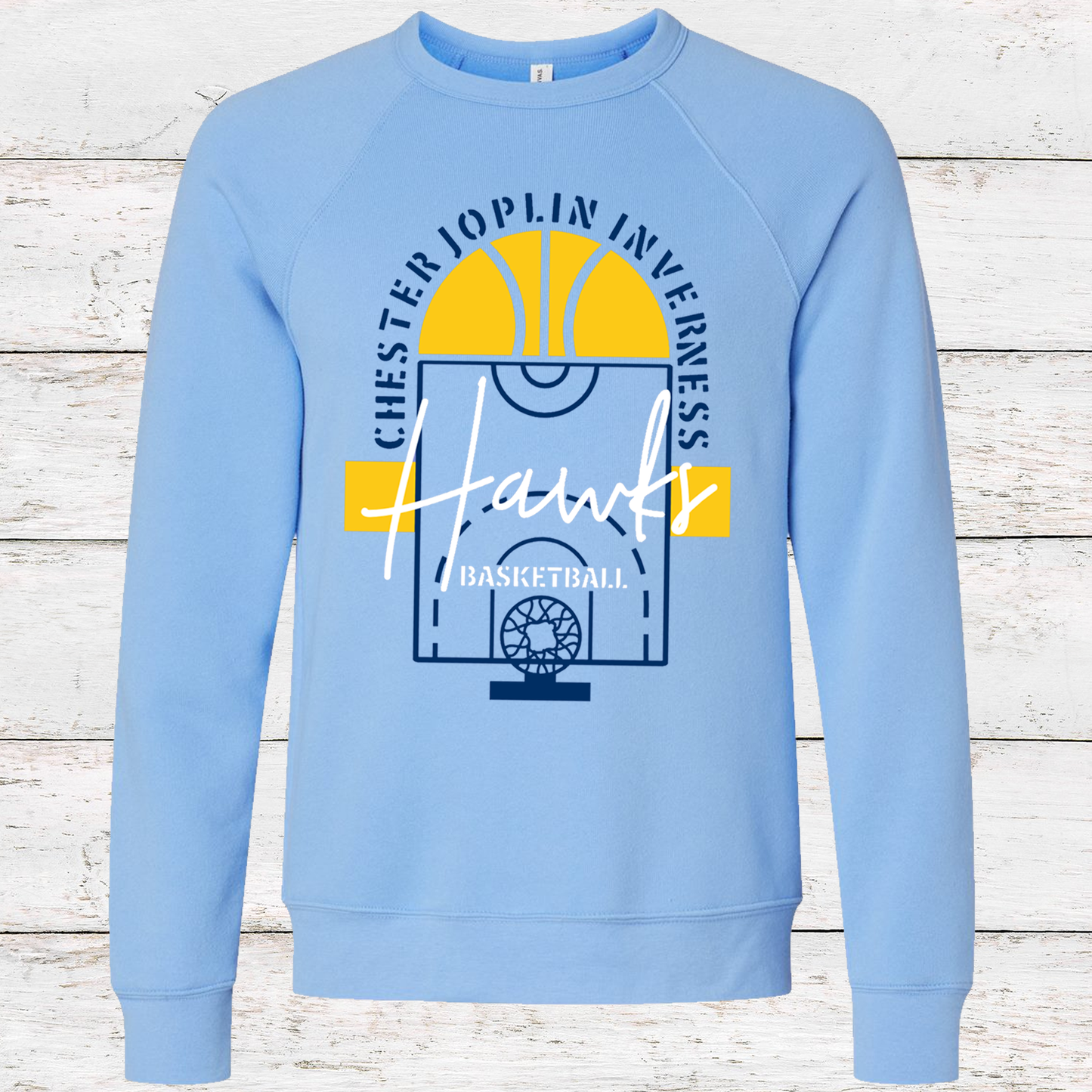 CJI Hawks Basketball Crewneck Sweatshirt