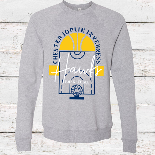 CJI Hawks Basketball Crewneck Sweatshirt