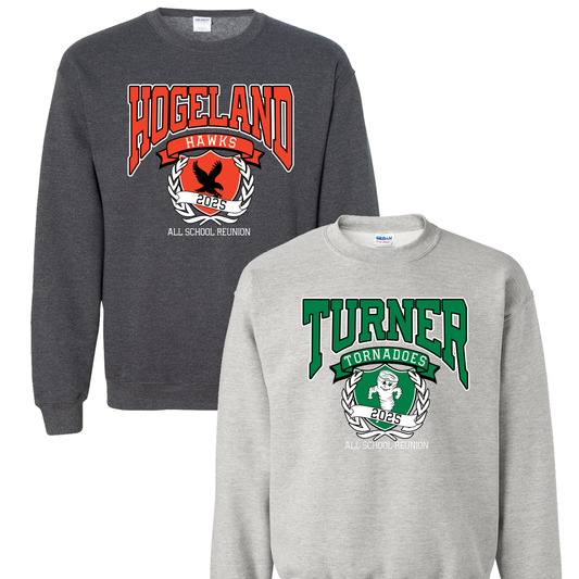 Collegiate Turner Hogeland All School Reunion Crewneck Sweatshirt