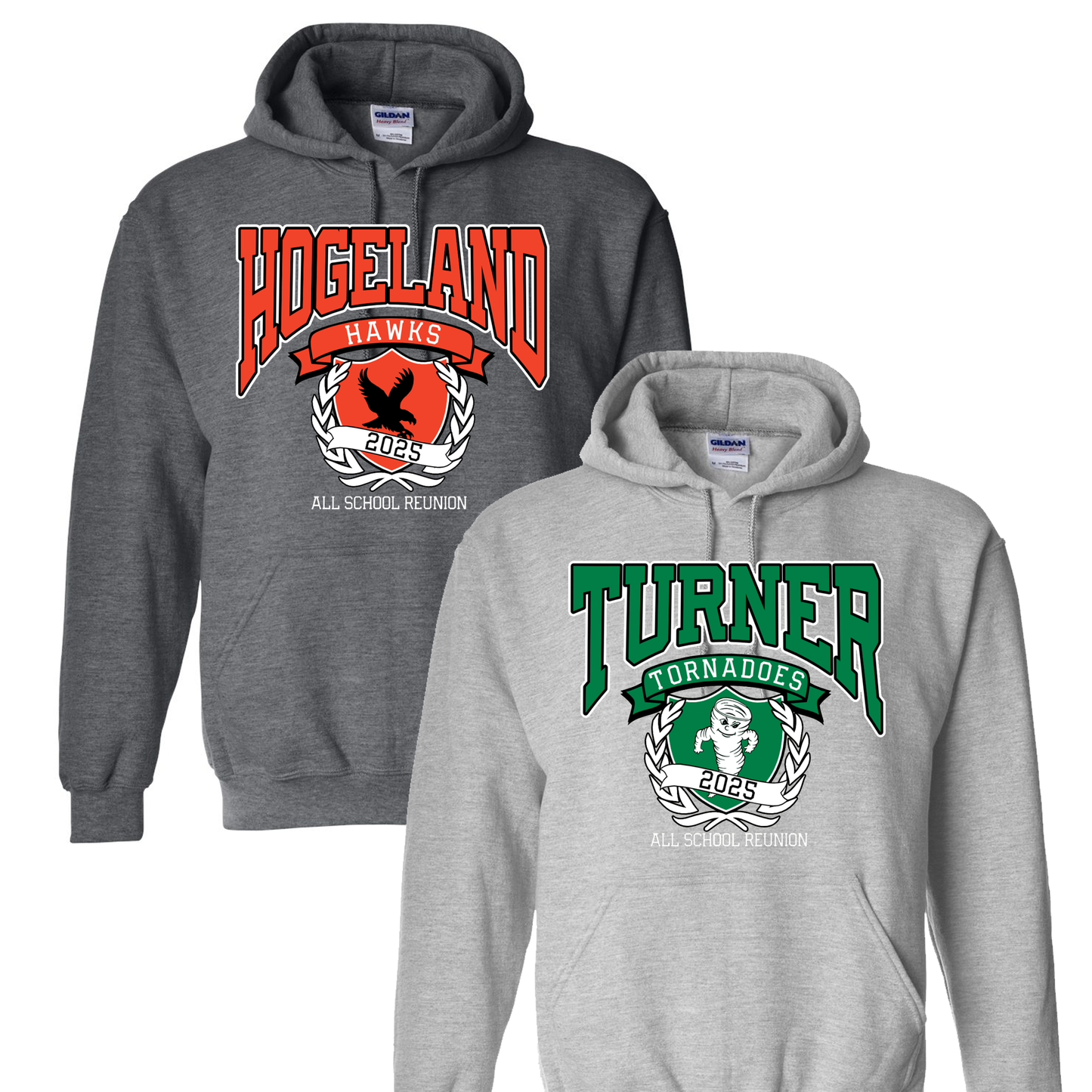 Collegiate Turner Hogeland All School Reunion Hoodie