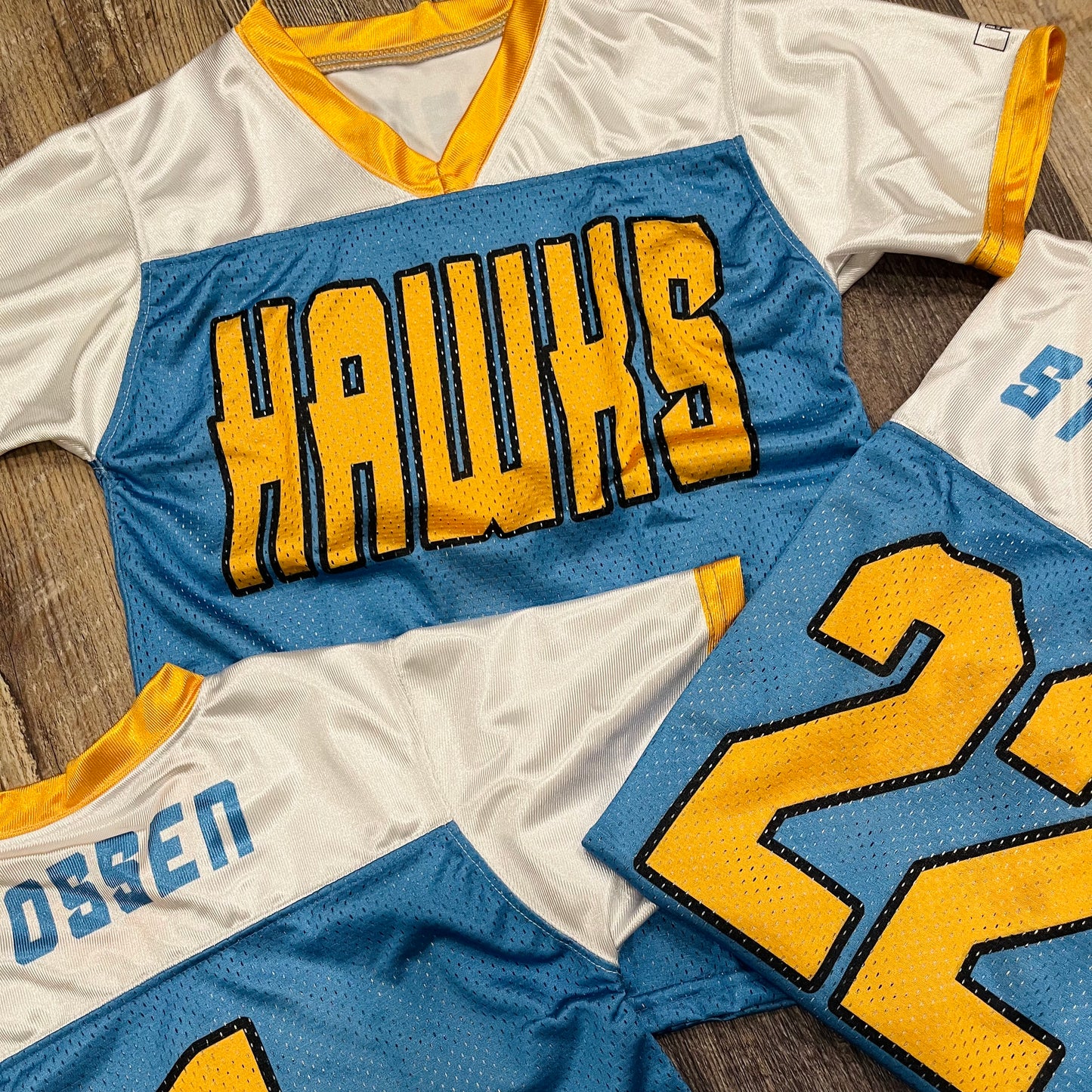 Custom Youth and Adult Hawk Football Sublimated Jerseys