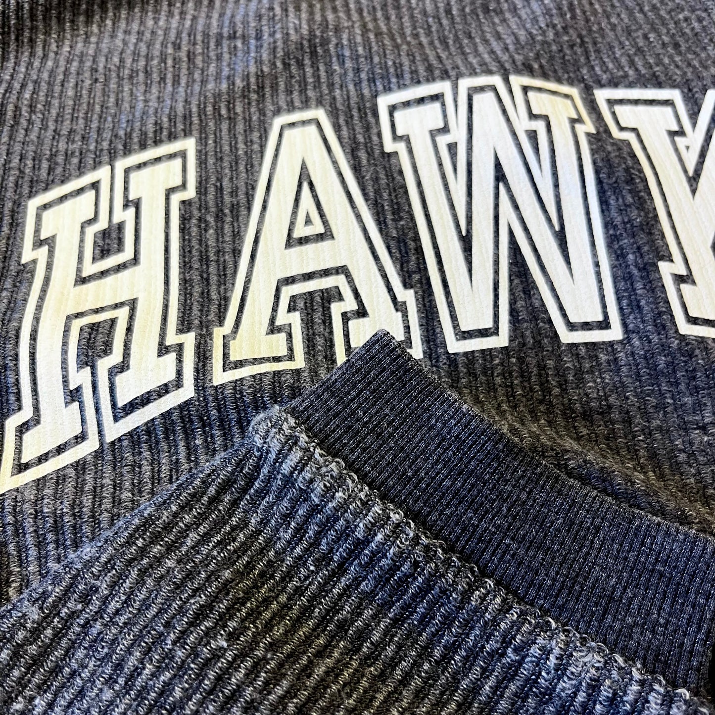 Collegiate Hawks Corduroy Knit Pullover