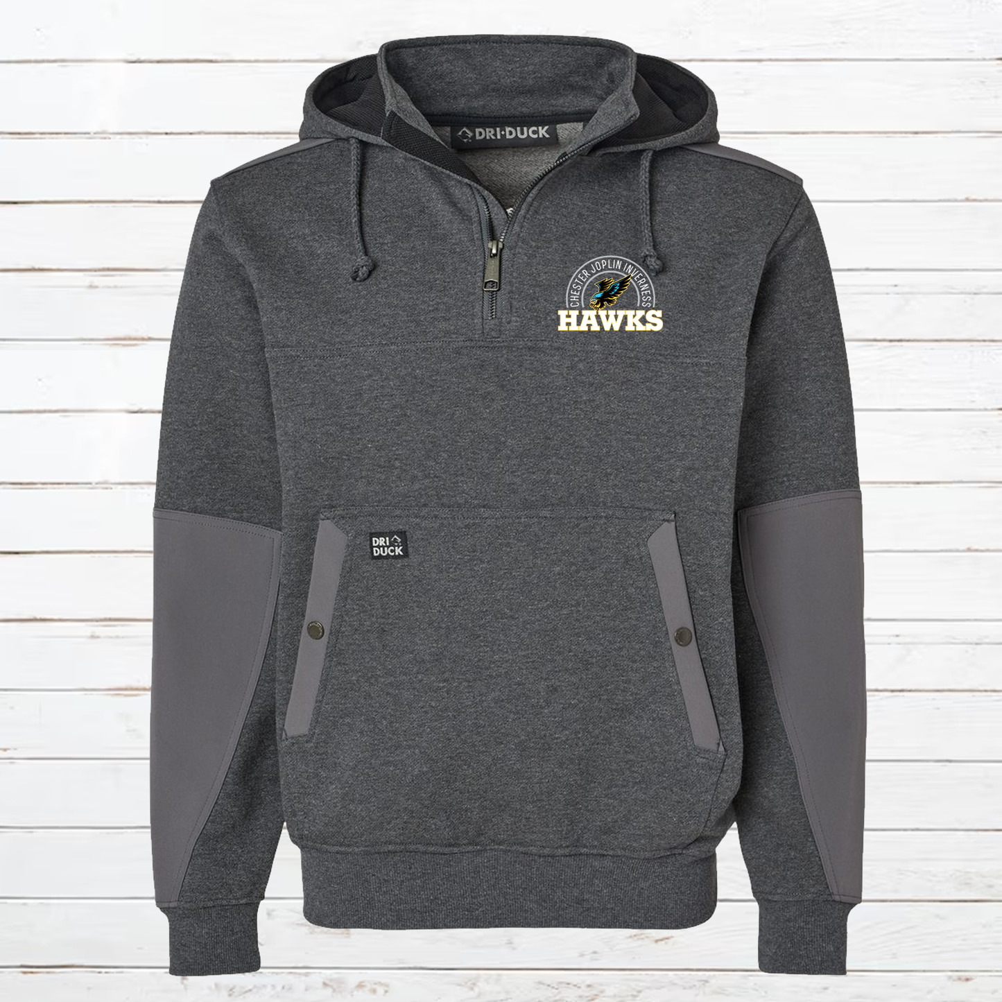 Men's Quarter Zip Hawk Pullover