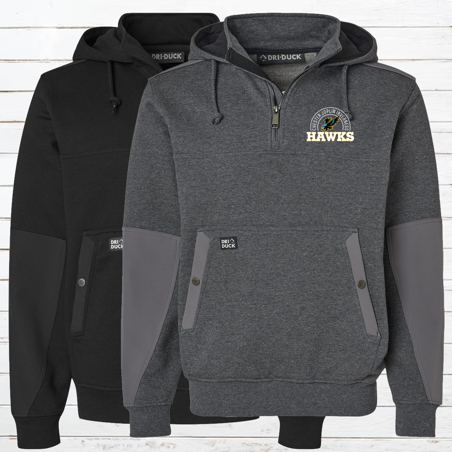 Men's Quarter Zip Hawk Pullover