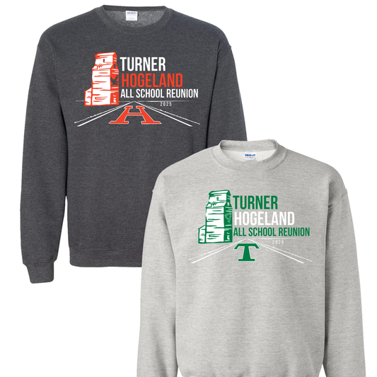 2025 Turner Hogeland All School Reunion Crewneck Sweatshirt-