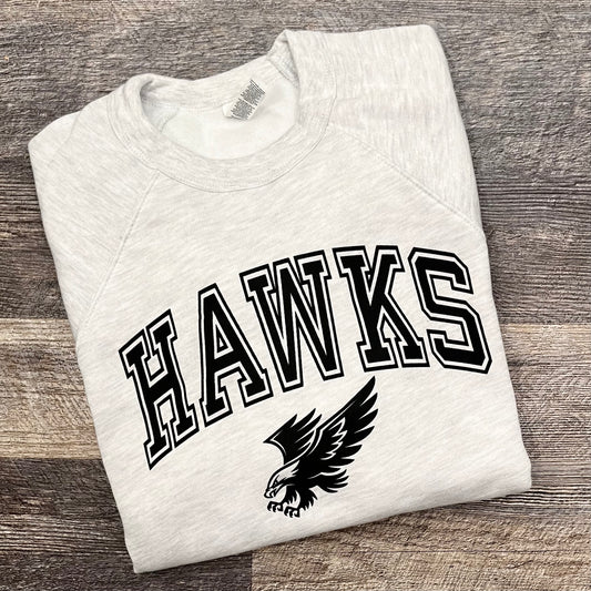 Hawks Home Team Tee and Sweatshirt