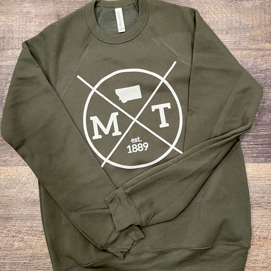 Montana Compass Crewneck Sweatshirt