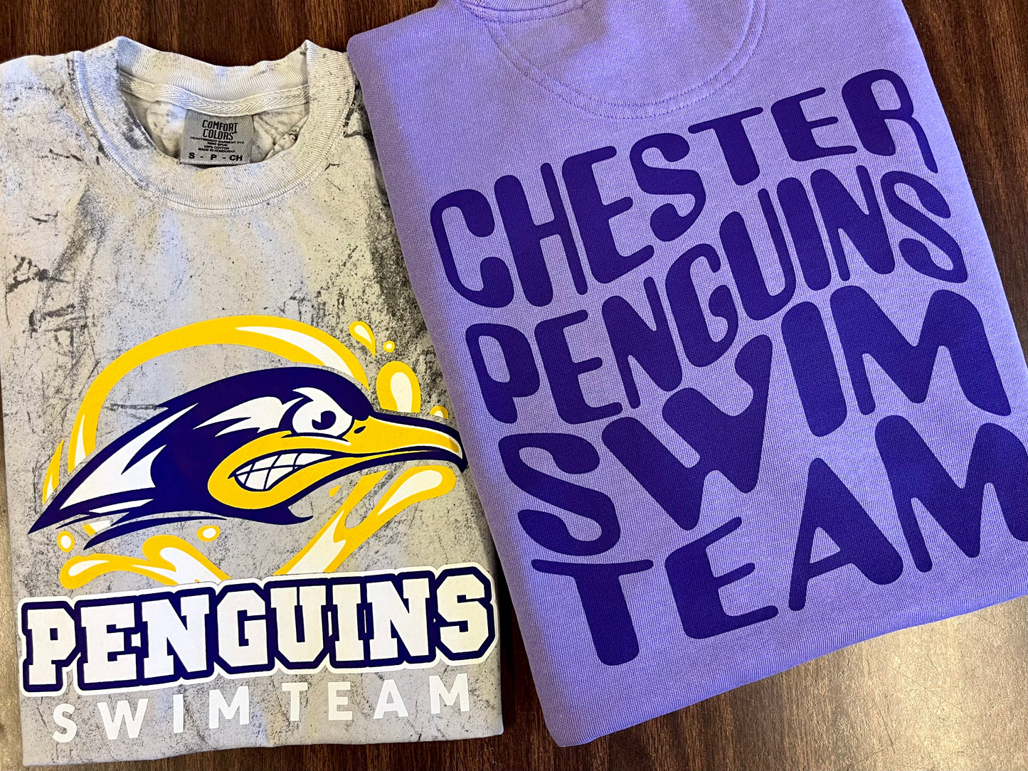 Chester Penguins Adult Colorblast Tops