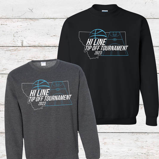 Hi Line Tip Off Tournament Crewneck Sweatshirt