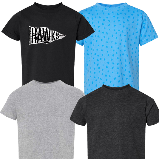 Hawks Pennant Toddler Short Sleeve Tee
