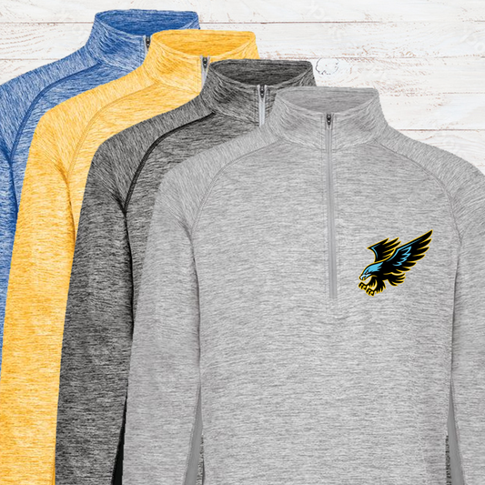 Full Color Hawk Half Zip Pullover