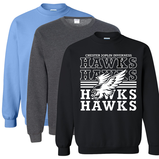 Hawks Repeat Sweatshirt Adult and Youth