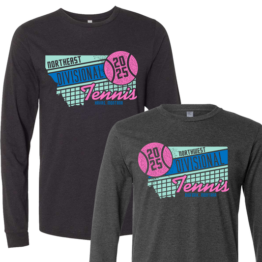 2025 Divisional Tennis Long Sleeve Tee