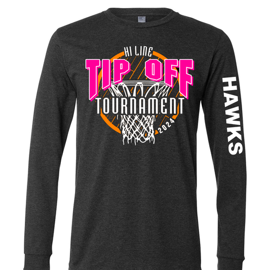 2024 Hi Line Tip Off Tournament Long Sleeve Tee