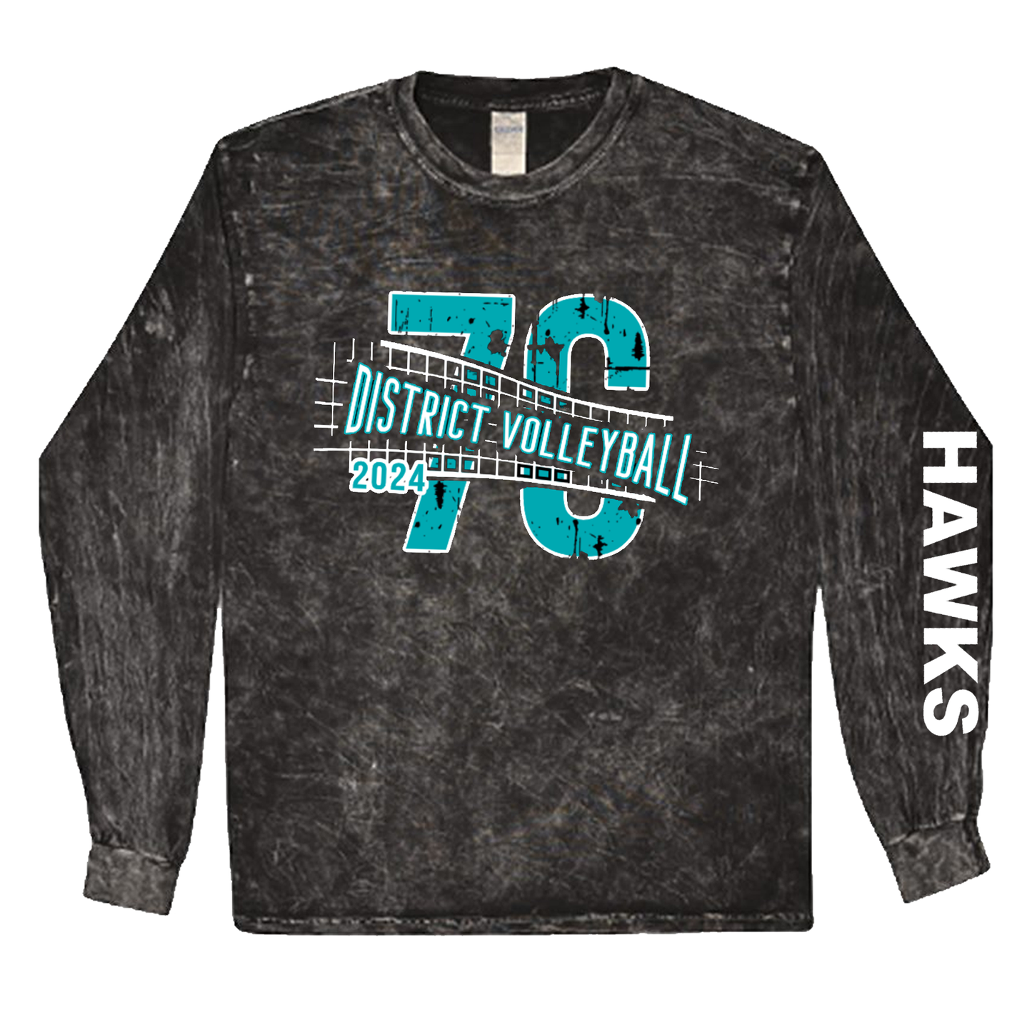 7C Volleyball Mineral Washed Long Sleeve