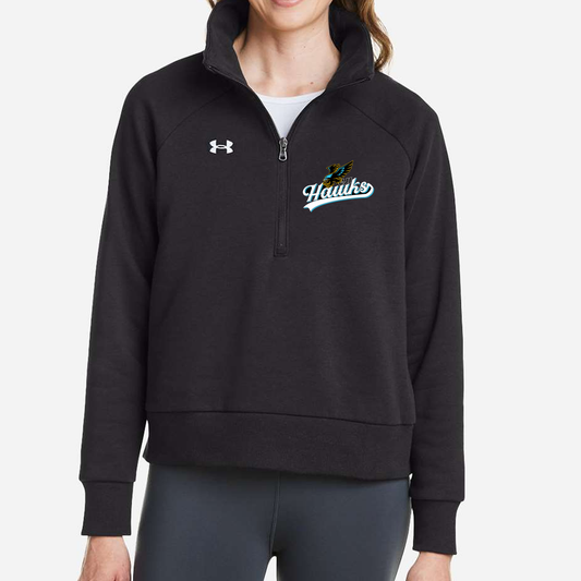 Women's UA Hawks Rival Half Zip Pullover Fleece