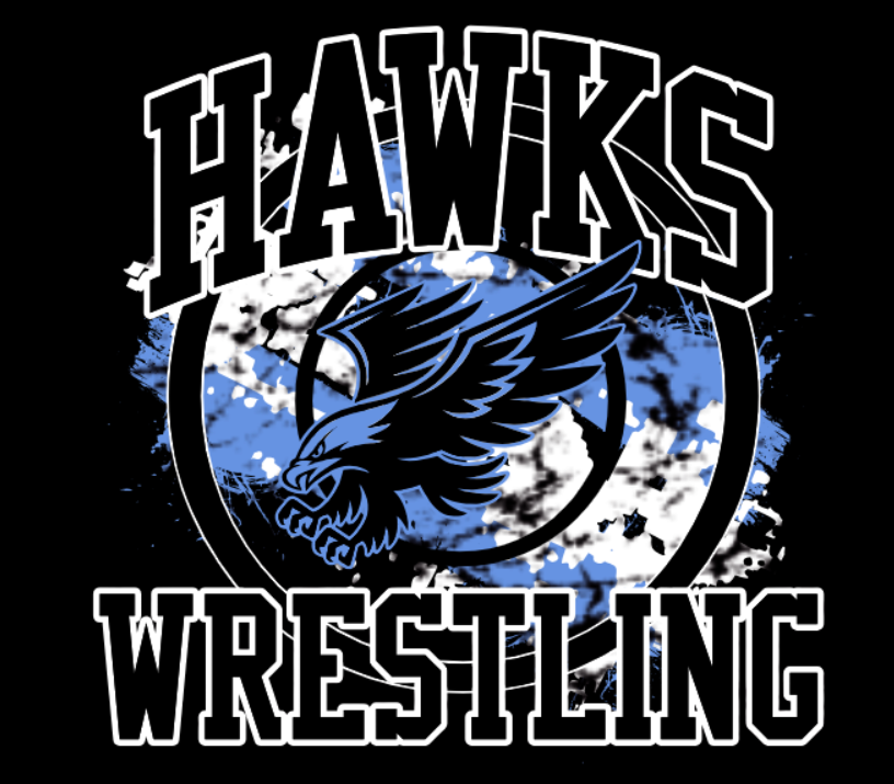 Hawks Wrestling Takedown Short Sleeve Tee- Adult and Youth