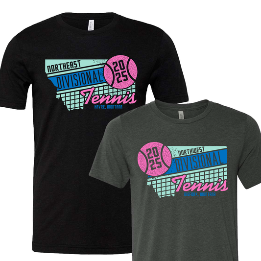 2025 Divisional Tennis Short Sleeve Tee