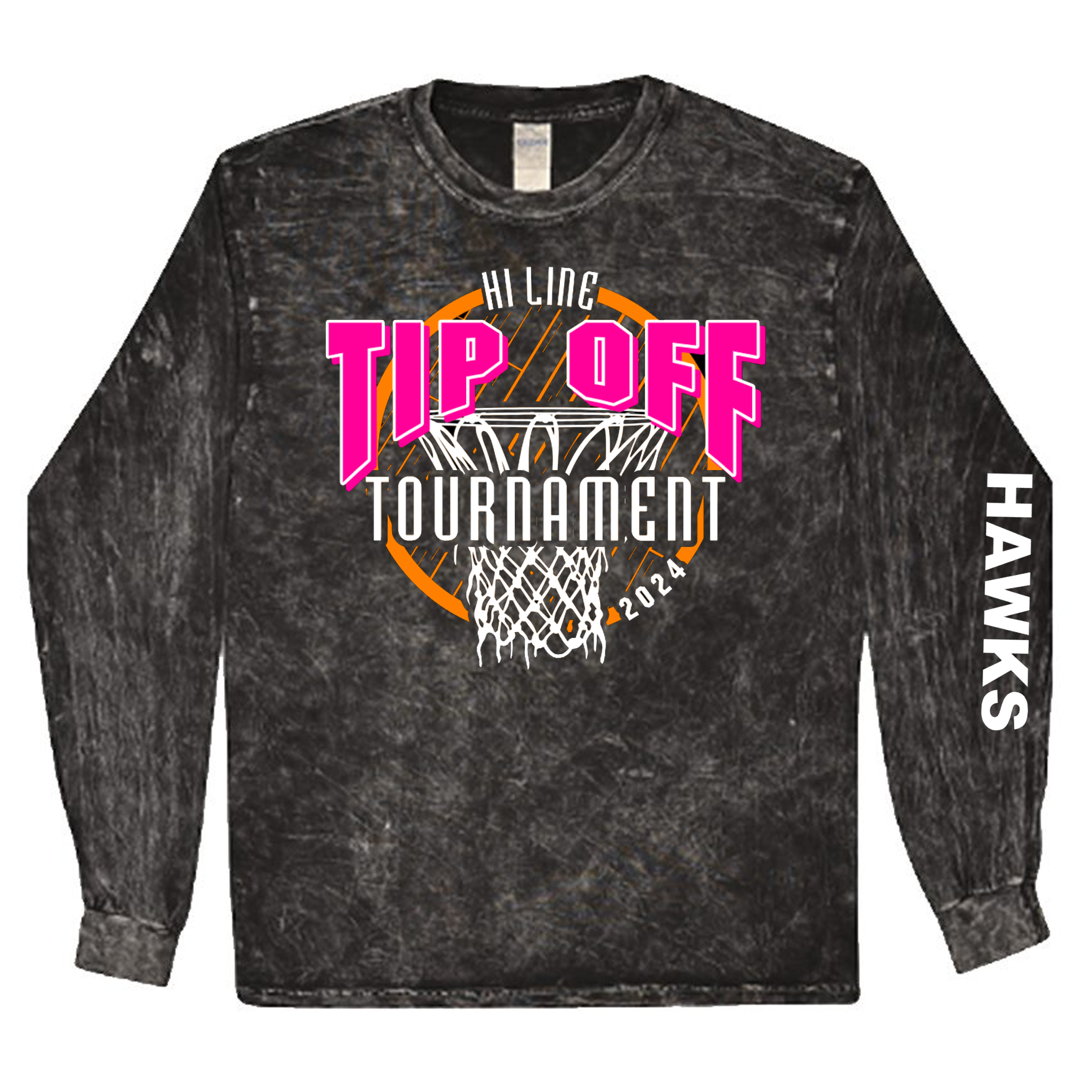 2024 Hi Line Tip Off Tournament Mineral Wash Long Sleeve – Cows and Crayons