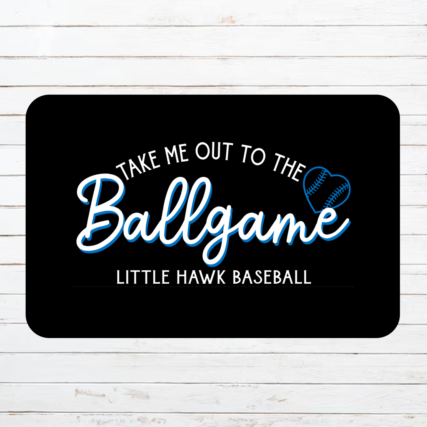 Take Me Out to the Ball Game Hawks Baseball Tank Top