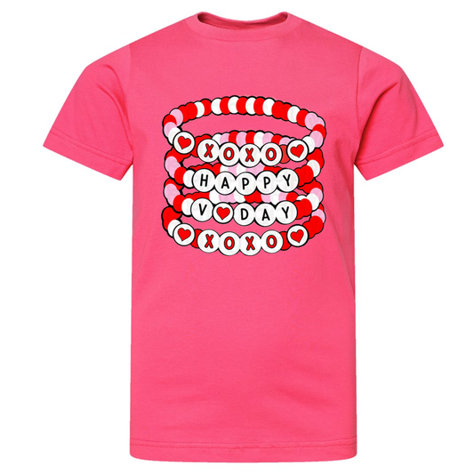 Youth and Toddler Valentine Friendship Bracelet Tee