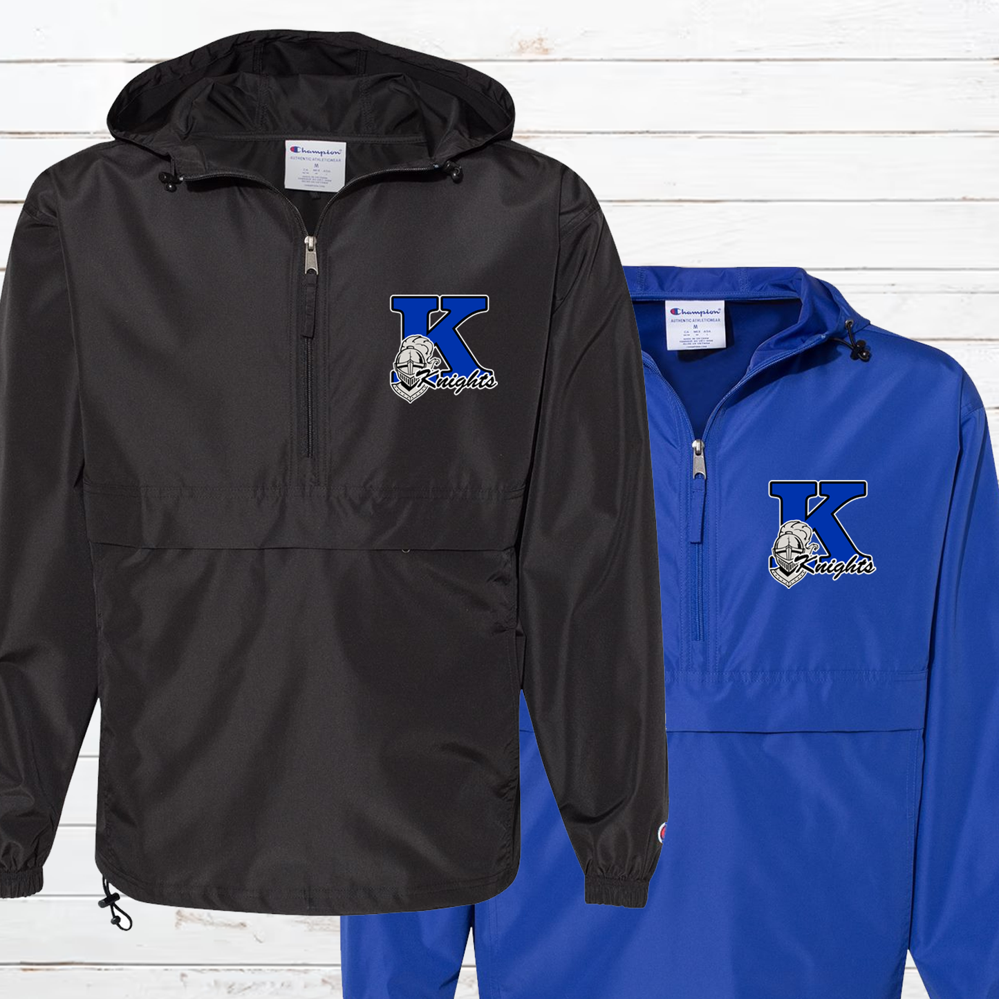 Knights Champion Windbreaker Half Zip Pullover