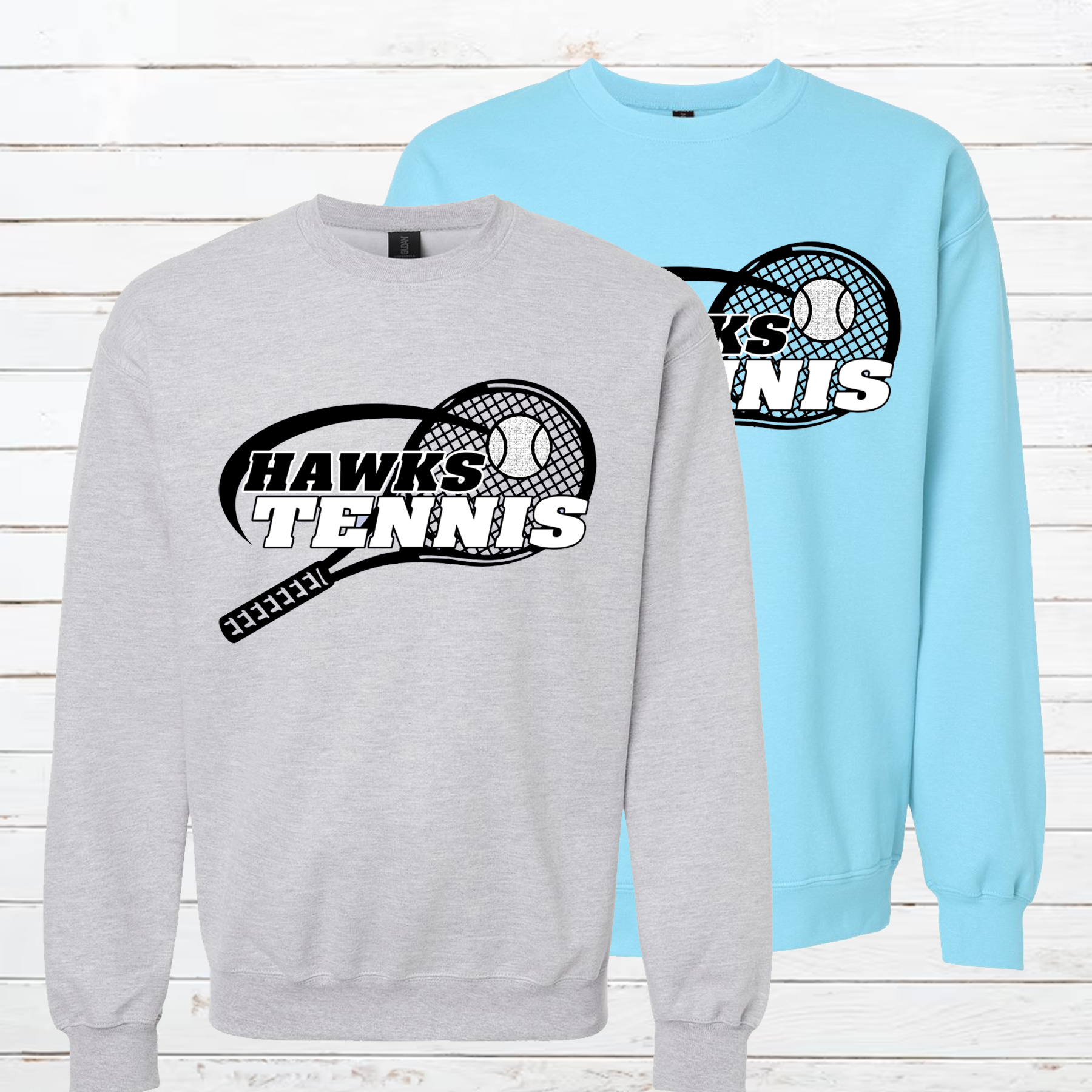 Hawks Tennis Crewneck Sweatshirt – Cows and Crayons