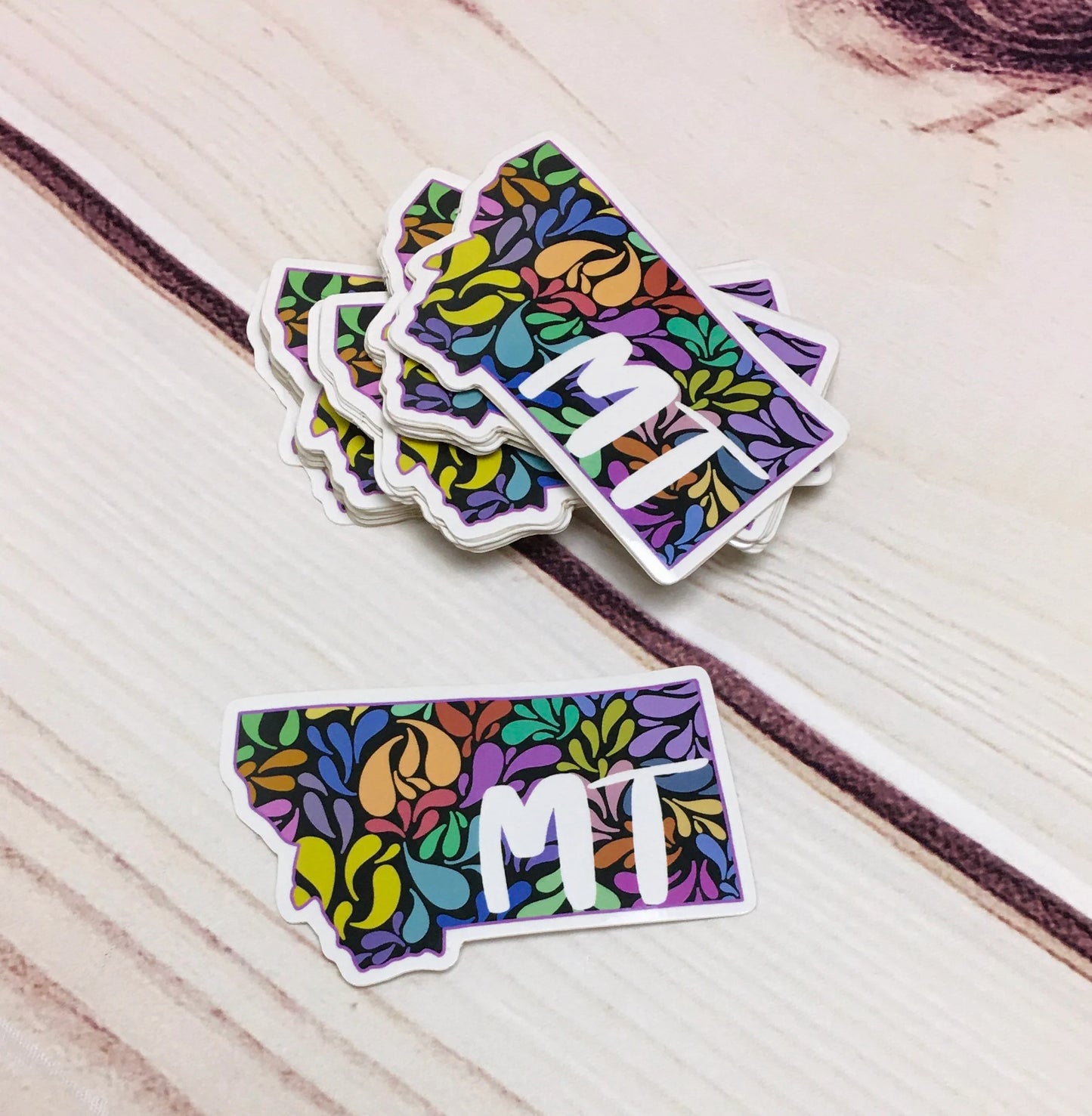 Multicolor MT Filigree Sticker