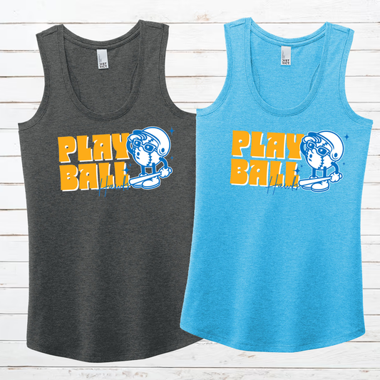 Play Ball Hawks Baseball Tank Top