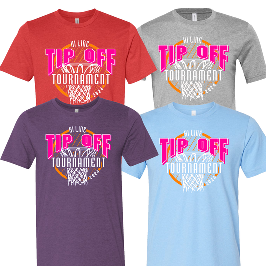 2024 Hi Line Tip Off Tournament Short Sleeve Tee