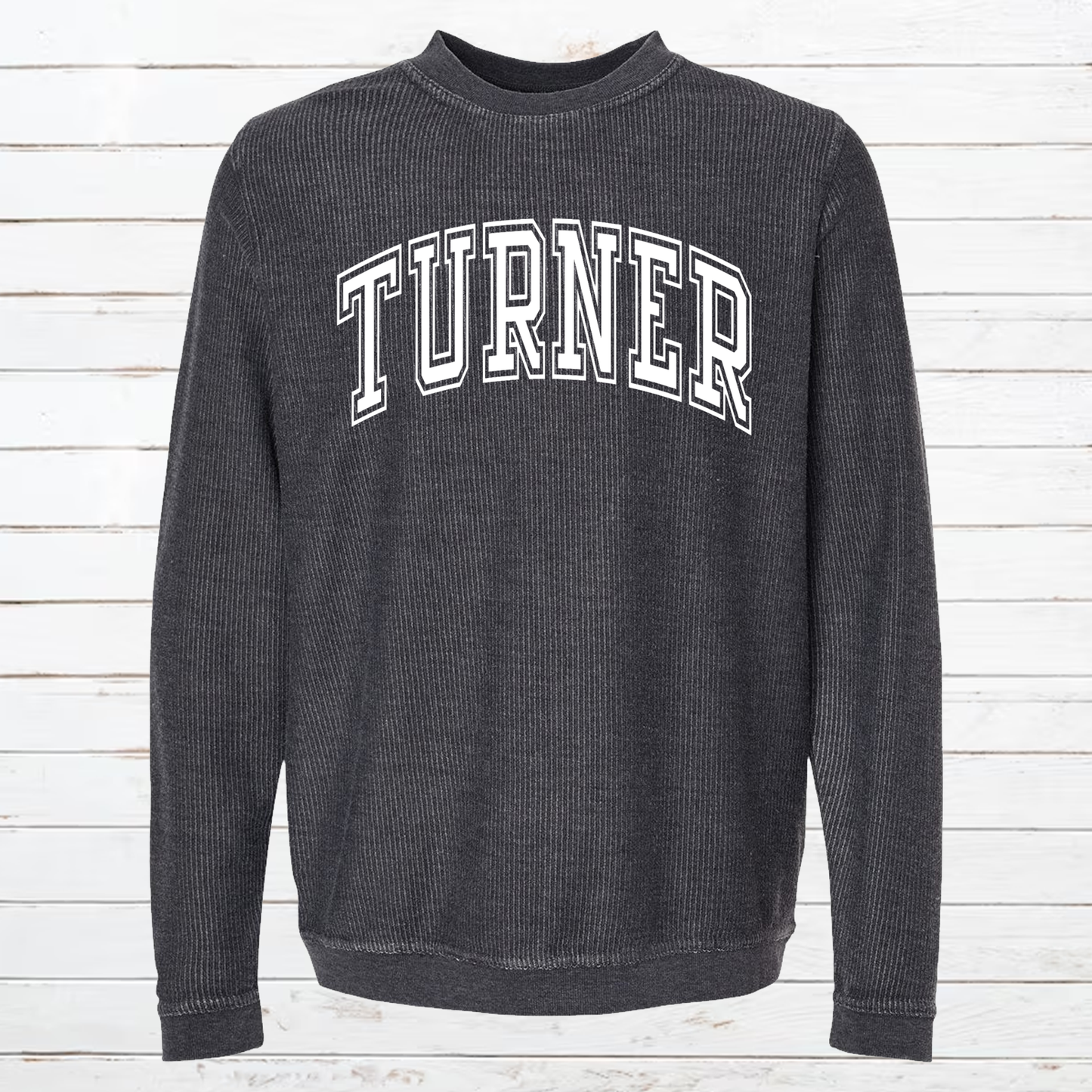 Collegiate Corduroy Knit Pullover- Turner