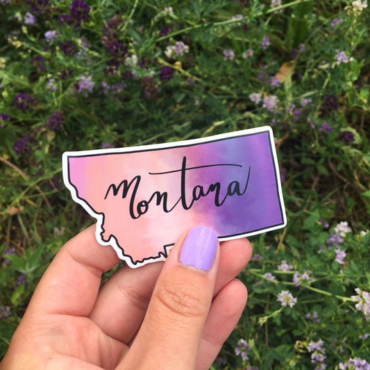Montana Sunset Sticker