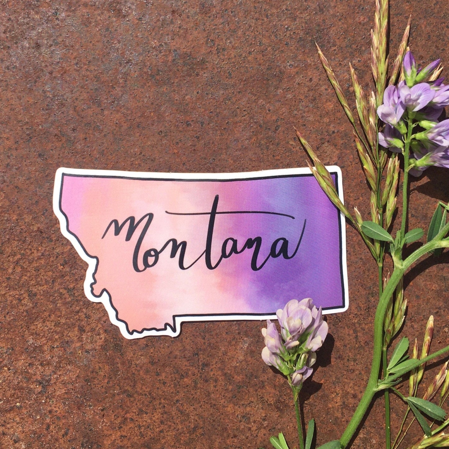 Montana Sunset Sticker