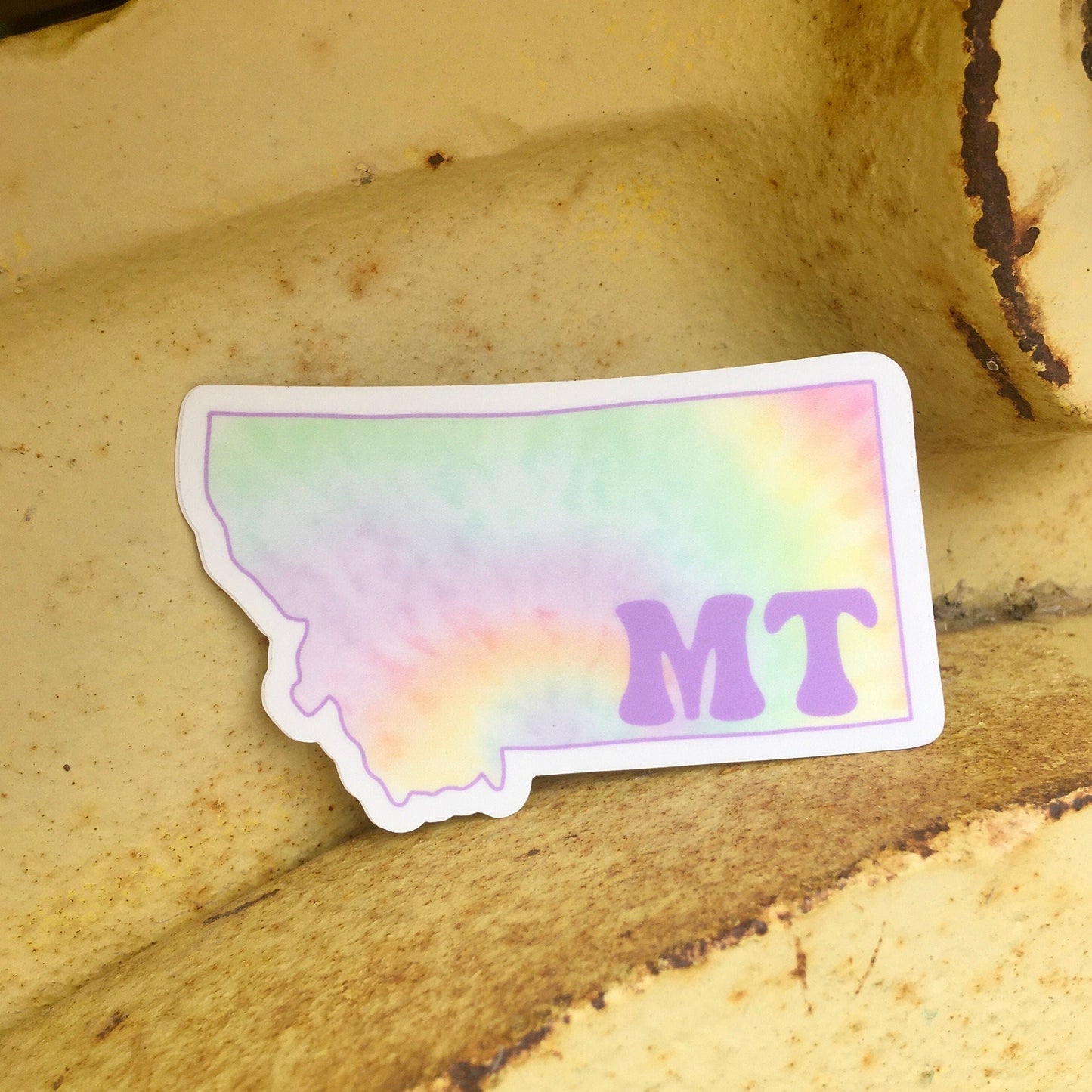 Rainbow Tie Dye MT Sticker