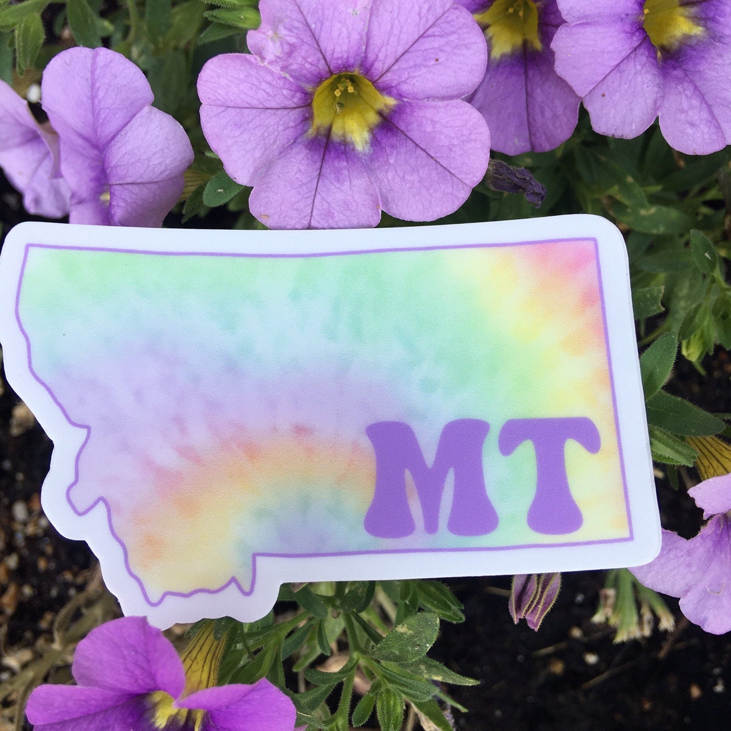 Rainbow Tie Dye MT Sticker