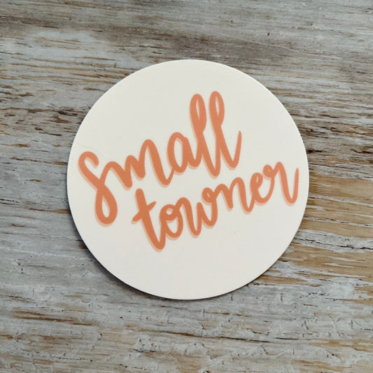 Small Towner  Circle Sticker